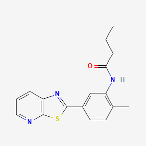 N-(2-Methyl-5-{[1,3]thiazolo[5,4-B]pyridin-2-YL}phenyl)butanamide