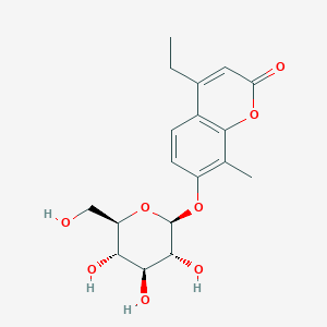 4-ethyl-8-methyl-2-oxo-2H-chromen-7-yl beta-D-glucopyranoside