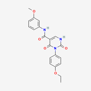 3-(4-ethoxyphenyl)-N-(3-methoxyphenyl)-2,4-dioxo-1,2,3,4-tetrahydropyrimidine-5-carboxamide