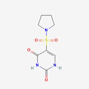 2-hydroxy-5-(pyrrolidin-1-ylsulfonyl)pyrimidin-4(3H)-one