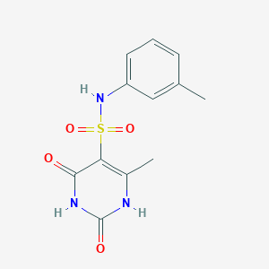 2-hydroxy-4-methyl-N-(3-methylphenyl)-6-oxo-1,6-dihydropyrimidine-5-sulfonamide