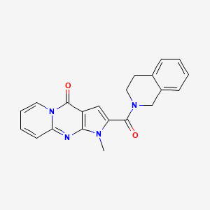 2-(3,4-dihydroisoquinolin-2(1H)-ylcarbonyl)-1-methylpyrido[1,2-a]pyrrolo[2,3-d]pyrimidin-4(1H)-one