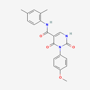 N-(2,4-dimethylphenyl)-3-(4-methoxyphenyl)-2,4-dioxo-1,2,3,4-tetrahydropyrimidine-5-carboxamide