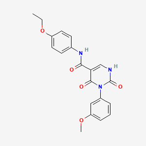 N-(4-ethoxyphenyl)-3-(3-methoxyphenyl)-2,4-dioxo-1,2,3,4-tetrahydropyrimidine-5-carboxamide