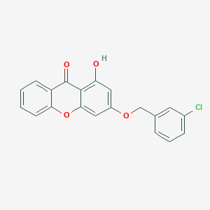 3-[(3-chlorobenzyl)oxy]-1-hydroxy-9H-xanthen-9-one