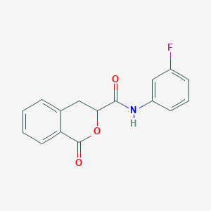 N-(3-fluorophenyl)-1-oxoisochroman-3-carboxamide