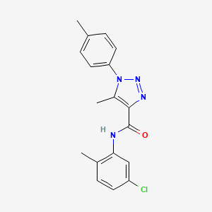 N-(5-chloro-2-methylphenyl)-5-methyl-1-(4-methylphenyl)-1H-1,2,3-triazole-4-carboxamide