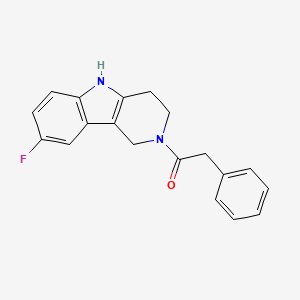 8-fluoro-2-(phenylacetyl)-2,3,4,5-tetrahydro-1H-pyrido[4,3-b]indole