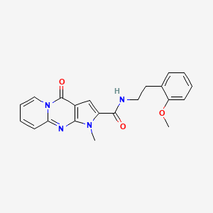 N-[2-(2-methoxyphenyl)ethyl]-1-methyl-4-oxo-1,4-dihydropyrido[1,2-a]pyrrolo[2,3-d]pyrimidine-2-carboxamide