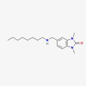 1,3-dimethyl-5-[(octylamino)methyl]-1,3-dihydro-2H-benzimidazol-2-one