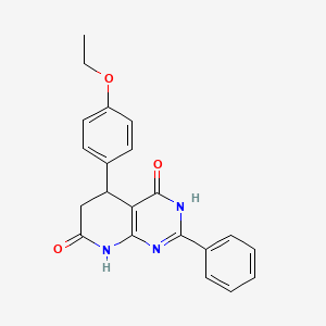 5-(4-ethoxyphenyl)-4-hydroxy-2-phenyl-5,8-dihydropyrido[2,3-d]pyrimidin-7(6H)-one