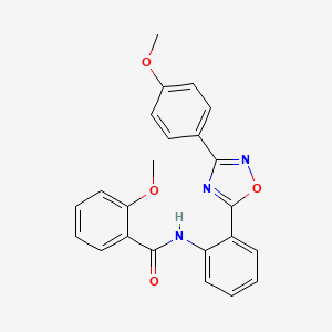 2-methoxy-N-{2-[3-(4-methoxyphenyl)-1,2,4-oxadiazol-5-yl]phenyl}benzamide