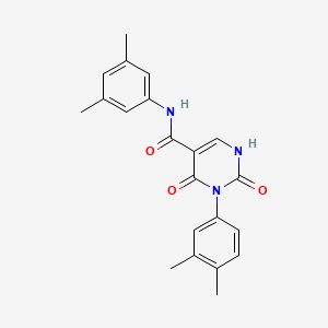 3-(3,4-dimethylphenyl)-N-(3,5-dimethylphenyl)-2,4-dioxo-1,2,3,4-tetrahydropyrimidine-5-carboxamide