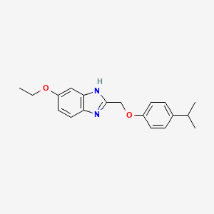 5-ethoxy-2-{[4-(propan-2-yl)phenoxy]methyl}-1H-benzimidazole