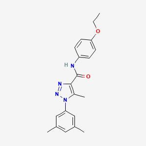 1-(3,5-dimethylphenyl)-N-(4-ethoxyphenyl)-5-methyl-1H-1,2,3-triazole-4-carboxamide