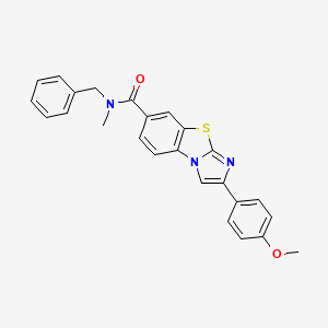 N-benzyl-2-(4-methoxyphenyl)-N-methylimidazo[2,1-b][1,3]benzothiazole-7-carboxamide