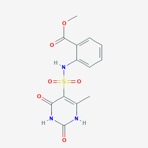 Methyl 2-(6-methyl-2,4-dioxo-1,2,3,4-tetrahydropyrimidine-5-sulfonamido)benzoate