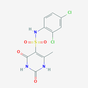 N-(2,4-dichlorophenyl)-6-methyl-2,4-dioxo-1,2,3,4-tetrahydropyrimidine-5-sulfonamide