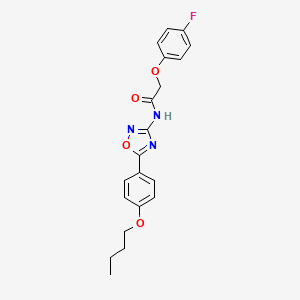 N-[5-(4-butoxyphenyl)-1,2,4-oxadiazol-3-yl]-2-(4-fluorophenoxy)acetamide