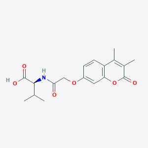 N-{[(3,4-dimethyl-2-oxo-2H-chromen-7-yl)oxy]acetyl}-L-valine