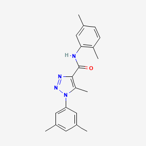 N-(2,5-dimethylphenyl)-1-(3,5-dimethylphenyl)-5-methyl-1H-1,2,3-triazole-4-carboxamide