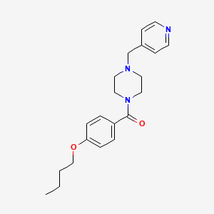 (4-Butoxyphenyl)[4-(pyridin-4-ylmethyl)piperazin-1-yl]methanone