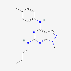 N~6~-butyl-1-methyl-N~4~-(4-methylphenyl)-1H-pyrazolo[3,4-d]pyrimidine-4,6-diamine