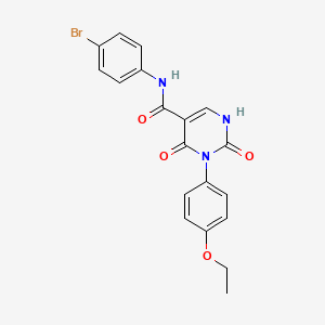 N-(4-bromophenyl)-3-(4-ethoxyphenyl)-2,4-dioxo-1,2,3,4-tetrahydropyrimidine-5-carboxamide