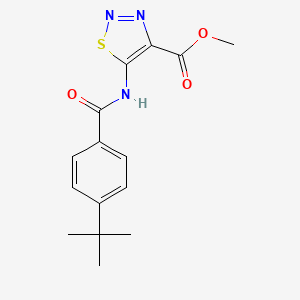 Methyl 5-{[(4-tert-butylphenyl)carbonyl]amino}-1,2,3-thiadiazole-4-carboxylate