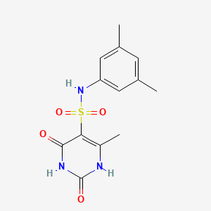 N-(3,5-dimethylphenyl)-2-hydroxy-4-methyl-6-oxo-1,6-dihydropyrimidine-5-sulfonamide