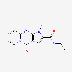 N-ethyl-1,9-dimethyl-4-oxo-1,4-dihydropyrido[1,2-a]pyrrolo[2,3-d]pyrimidine-2-carboxamide