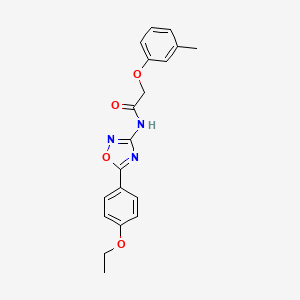 N-[5-(4-ethoxyphenyl)-1,2,4-oxadiazol-3-yl]-2-(3-methylphenoxy)acetamide