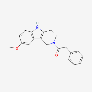 8-methoxy-2-(phenylacetyl)-2,3,4,5-tetrahydro-1H-pyrido[4,3-b]indole