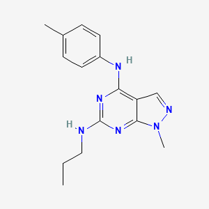 1-methyl-N~4~-(4-methylphenyl)-N~6~-propyl-1H-pyrazolo[3,4-d]pyrimidine-4,6-diamine