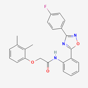 2-(2,3-dimethylphenoxy)-N-{2-[3-(4-fluorophenyl)-1,2,4-oxadiazol-5-yl]phenyl}acetamide