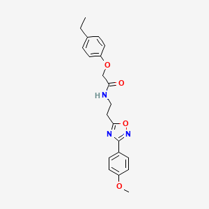 molecular formula C21H23N3O4 B11295171 2-(4-ethylphenoxy)-N-{2-[3-(4-methoxyphenyl)-1,2,4-oxadiazol-5-yl]ethyl}acetamide CAS No. 1092336-06-5