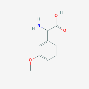 molecular formula C9H11NO3 B112952 2-氨基-2-(3-甲氧基苯基)乙酸 CAS No. 7314-43-4