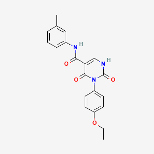 3-(4-ethoxyphenyl)-N-(3-methylphenyl)-2,4-dioxo-1,2,3,4-tetrahydropyrimidine-5-carboxamide