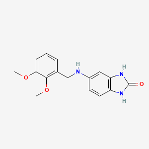 5-[(2,3-dimethoxybenzyl)amino]-1,3-dihydro-2H-benzimidazol-2-one