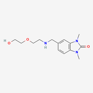 5-({[2-(2-hydroxyethoxy)ethyl]amino}methyl)-1,3-dimethyl-1,3-dihydro-2H-benzimidazol-2-one