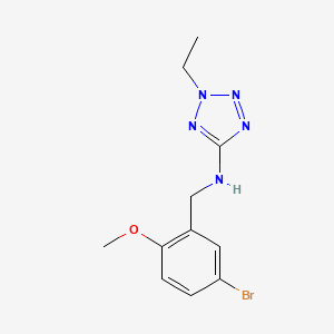 N-(5-bromo-2-methoxybenzyl)-2-ethyl-2H-tetrazol-5-amine