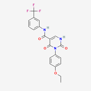 3-(4-ethoxyphenyl)-2,4-dioxo-N-[3-(trifluoromethyl)phenyl]-1,2,3,4-tetrahydropyrimidine-5-carboxamide