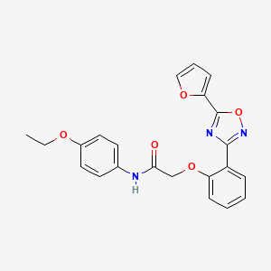 N-(4-ethoxyphenyl)-2-{2-[5-(furan-2-yl)-1,2,4-oxadiazol-3-yl]phenoxy}acetamide