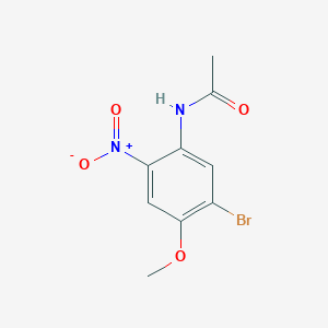molecular formula C9H9BrN2O4 B112956 N-(5-溴-4-甲氧基-2-硝基苯基)乙酰胺 CAS No. 7357-66-6