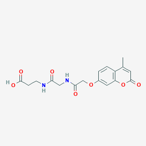 N-{[(4-methyl-2-oxo-2H-chromen-7-yl)oxy]acetyl}glycyl-beta-alanine