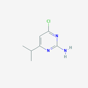molecular formula C7H10ClN3 B112957 4-Chloro-6-isopropylpyrimidin-2-amine CAS No. 73576-33-7