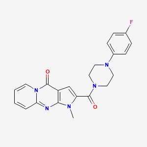 2-{[4-(4-Fluorophenyl)piperazino]carbonyl}-1-methylpyrido[1,2-A]pyrrolo[2,3-D]pyrimidin-4(1H)-one