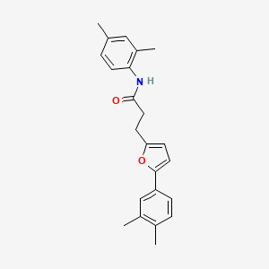 N-(2,4-dimethylphenyl)-3-[5-(3,4-dimethylphenyl)furan-2-yl]propanamide