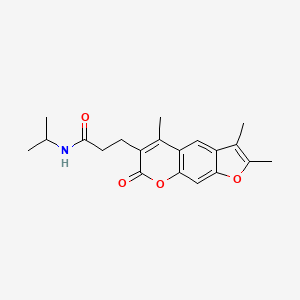 N-isopropyl-3-(2,3,5-trimethyl-7-oxo-7H-furo[3,2-g]chromen-6-yl)propanamide