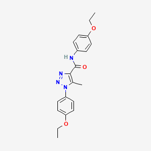 N,1-bis(4-ethoxyphenyl)-5-methyl-1H-1,2,3-triazole-4-carboxamide